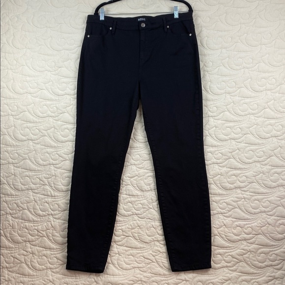 Buffalo David Bitton Hanna Jeans Black High Rise Stretch Skinny Size 14 - Picture 4 of 11